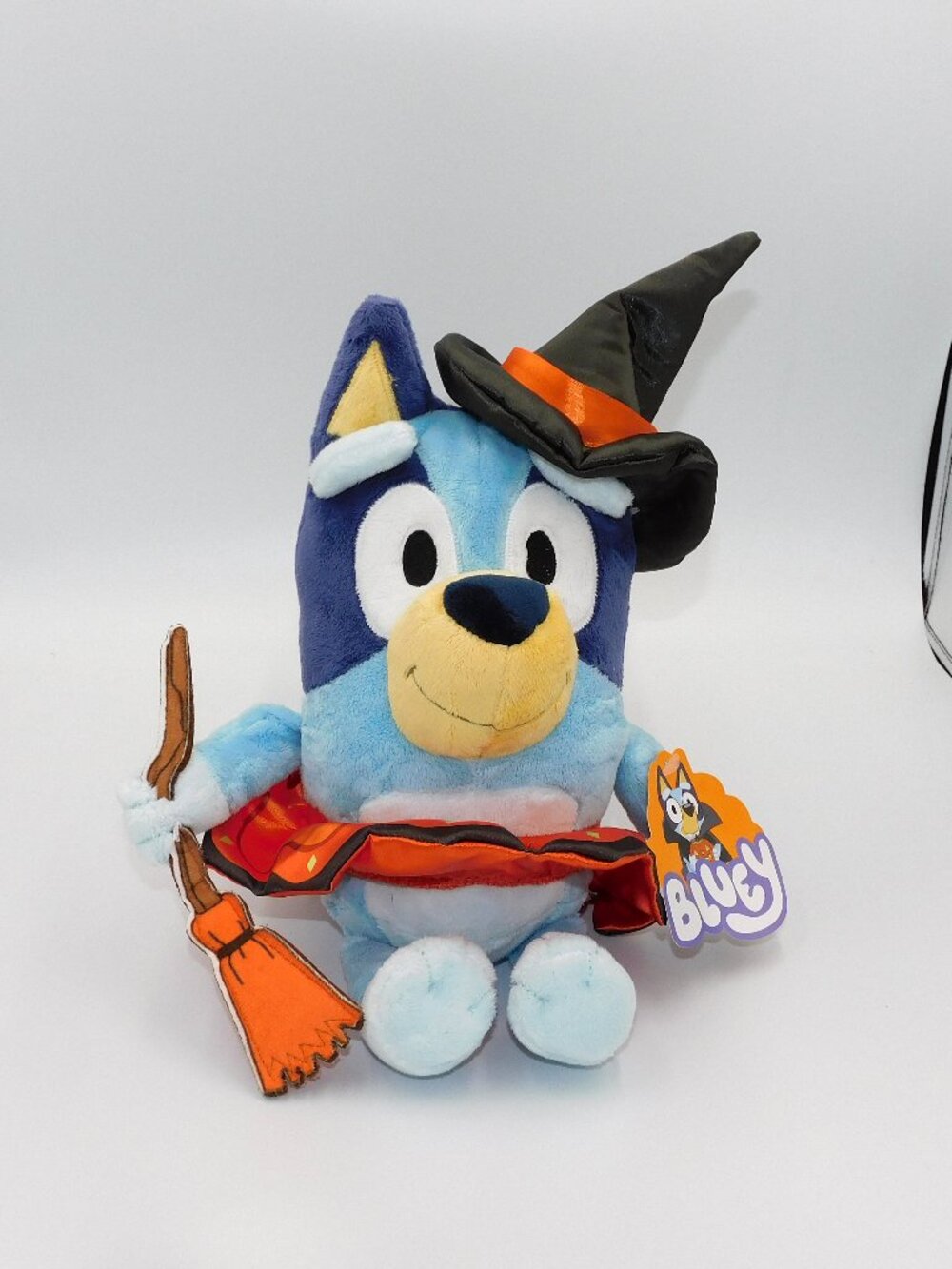 Bluey Halloween Plush Stuffed Animal Witch Trick or Treat Disney NEW